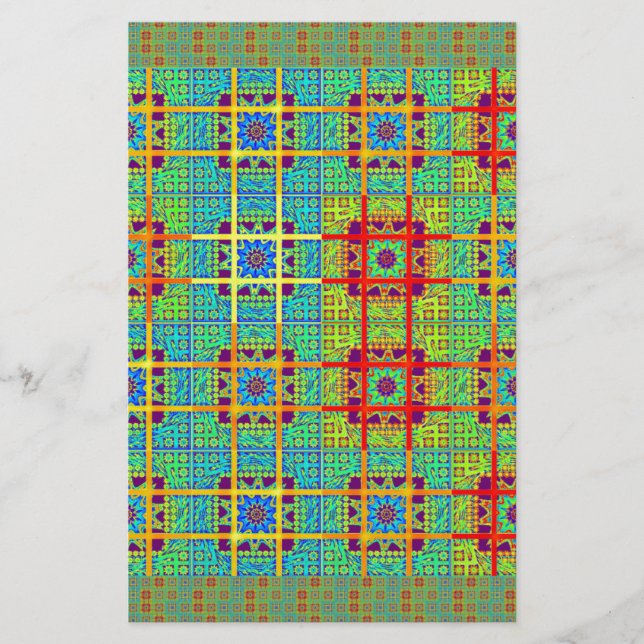 Papelería Hermoso diseño vectorial étnico maya (Anverso)