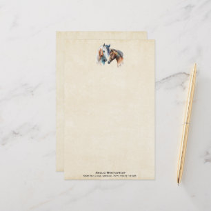 Papelería Hermoso estilo Caballos de estilo Boho Occidental