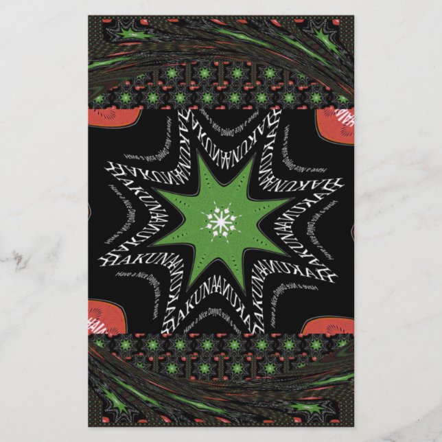 Papelería Hermoso fondo de estrellas de remolque Imprimir ve (Anverso)