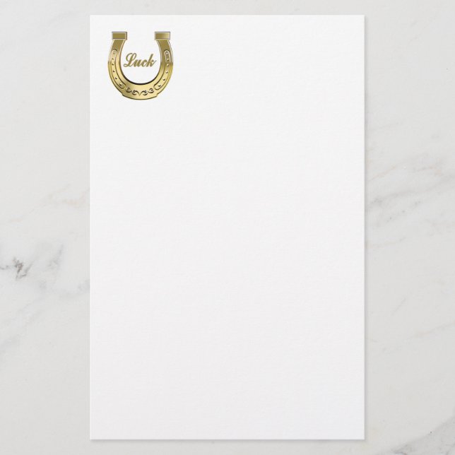 Papelería Herradura dorada (Anverso)