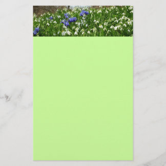 Papelería Hillside of Early Spring Flowers Landscape