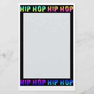 Papelería Hip Hop inmóvil, personalizar