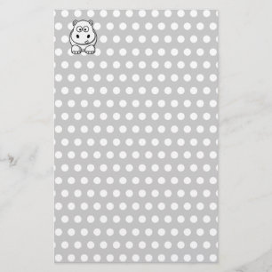 Papelería Hipopótamo Blanco Lindo