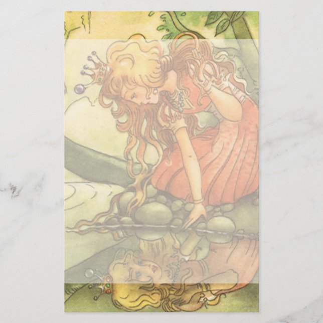 Papelería Historia de hadas de la época, princesa de príncip (Anverso)