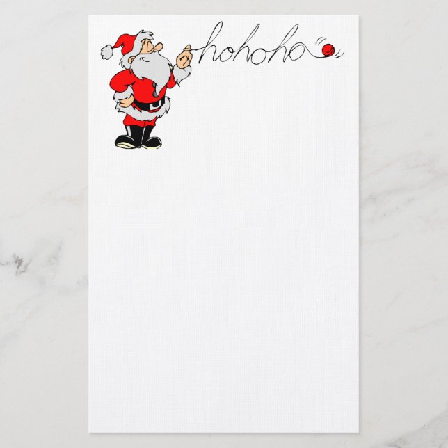 Papelería Ho Ho Ho Santa (Anverso)