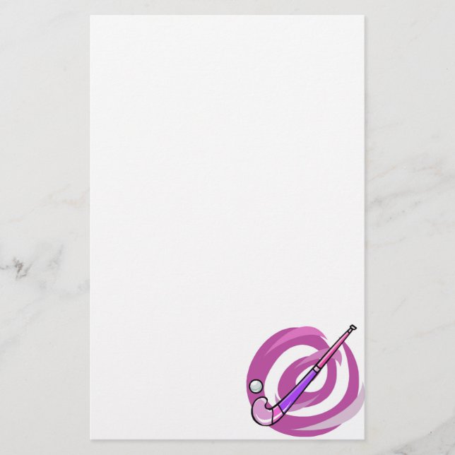Papelería Hockey hierba (Anverso)