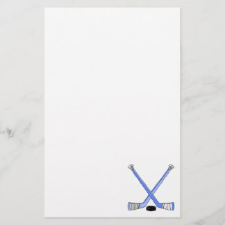 Papelería Hockey sobre hielo azul