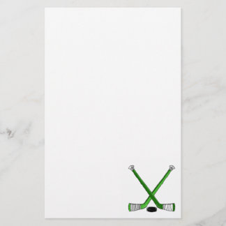 Papelería Hockey verde