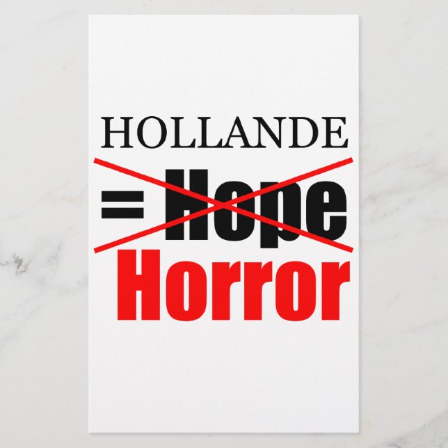 Papelería Hollande No Esperanza = Horror - Estacionamiento (Anverso)