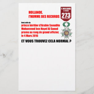 Papelería Hollande Record Legions d'Honneur - Letterhead