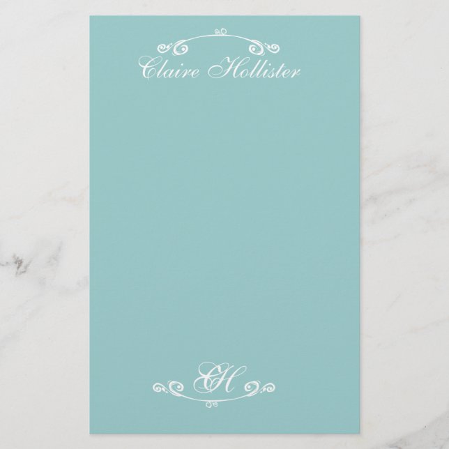 Papelería Hollister String 2 Monogramado (Anverso)