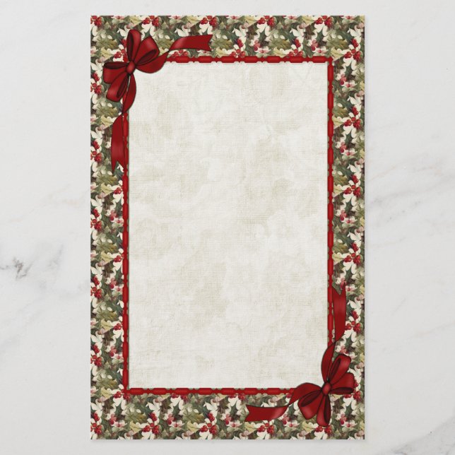 Papelería Holly Berry (Anverso)