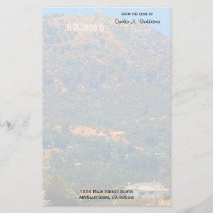 Papelería Hollywood Hills personalizó los efectos de