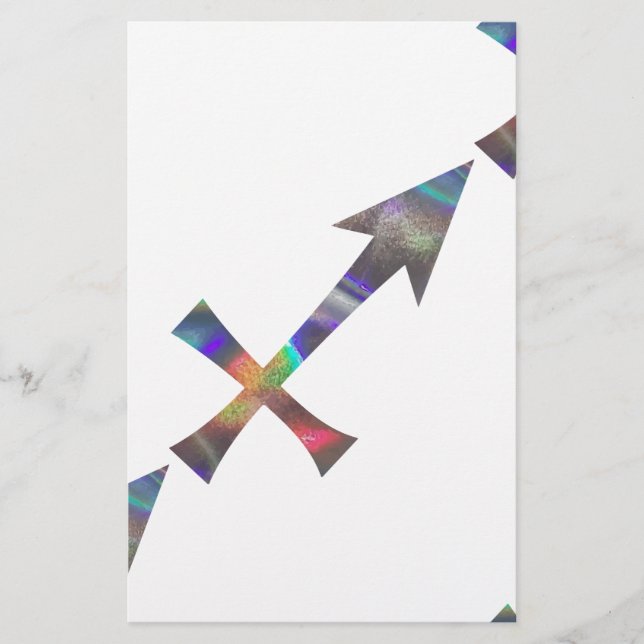 Papelería holograma Sagittarius (Anverso)