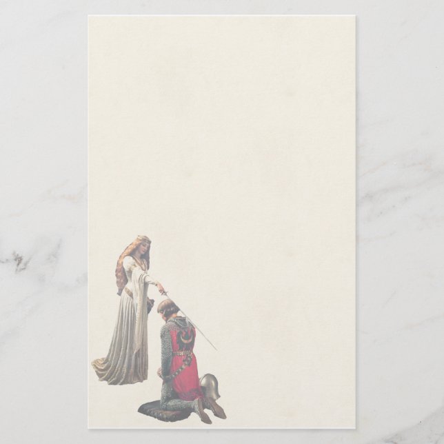 Papelería Homenaje de Edmund Blair Leighton (Anverso)