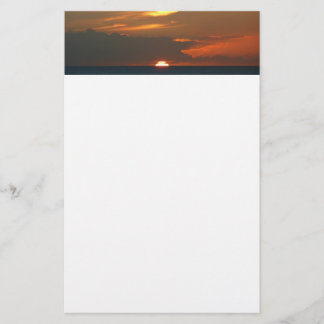 Papelería Horizon Sunset Colorous Seascape Photography