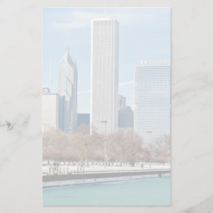 Papelería Horizonte de Chicago a través del lago Michigan