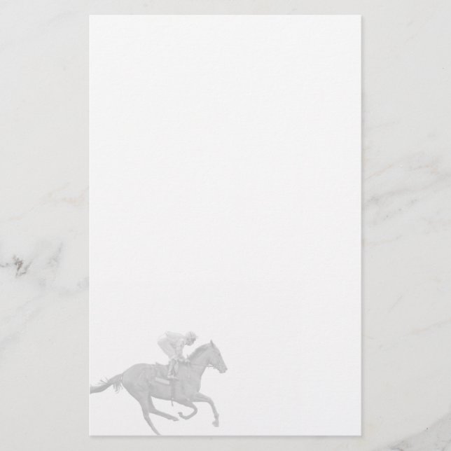 Papelería horse stationery (Anverso)