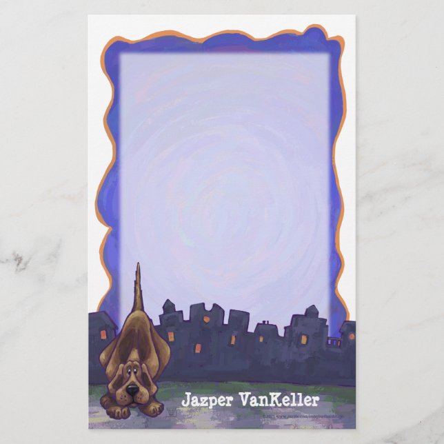 Papelería Hound Dog Stationery (Anverso)