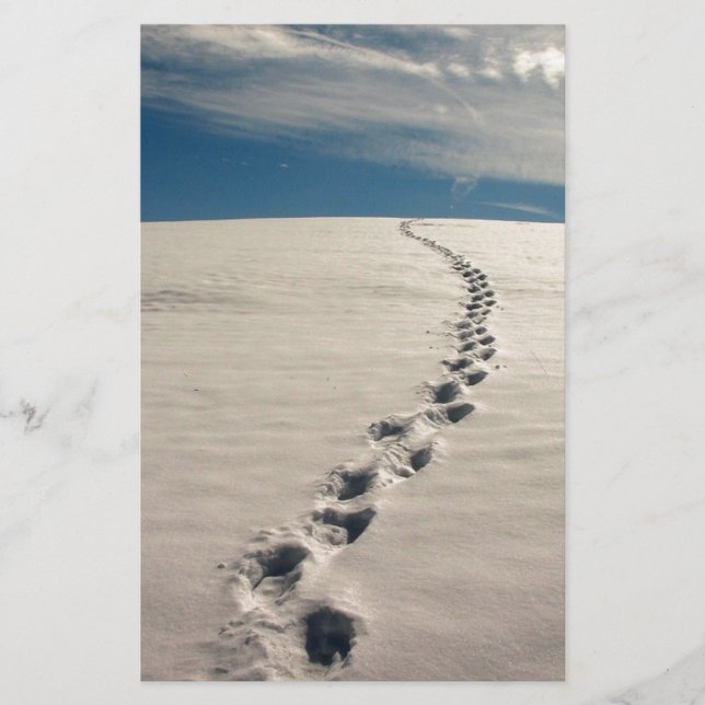 Papelería Huellas en la arena (Anverso)