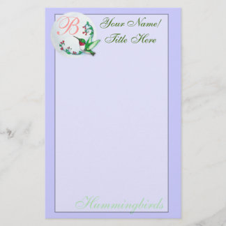 Papelería Hummingbird Stationery