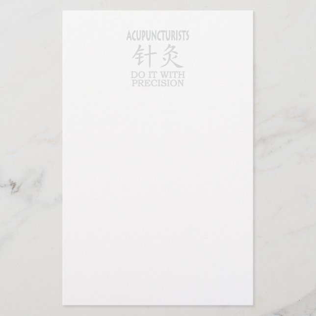 Papelería Humor de acupuntura (Anverso)