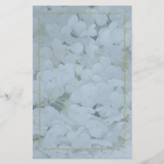 Papelería Hydrangea y fruta de la crema B inmóvil del