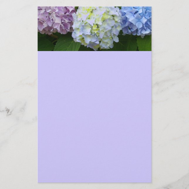 Papelería Hydrangeas (Anverso)