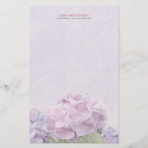 Papelería Hydrangeas en colores pastel