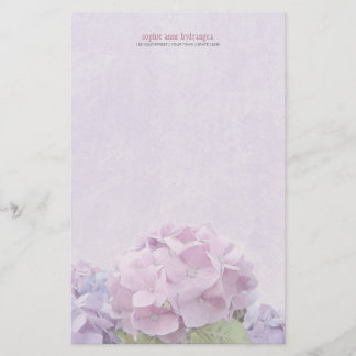 Papelería Hydrangeas en colores pastel