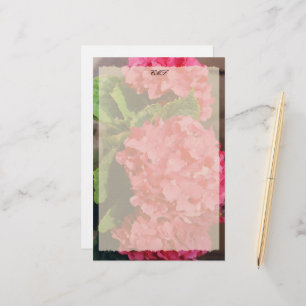 Papelería Hydrangeas rosa