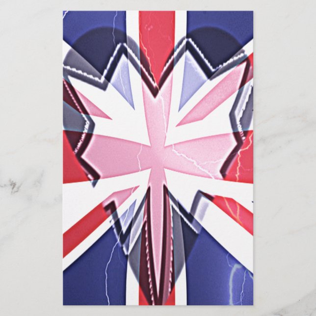 Papelería "I love UK" Art Print (Anverso)
