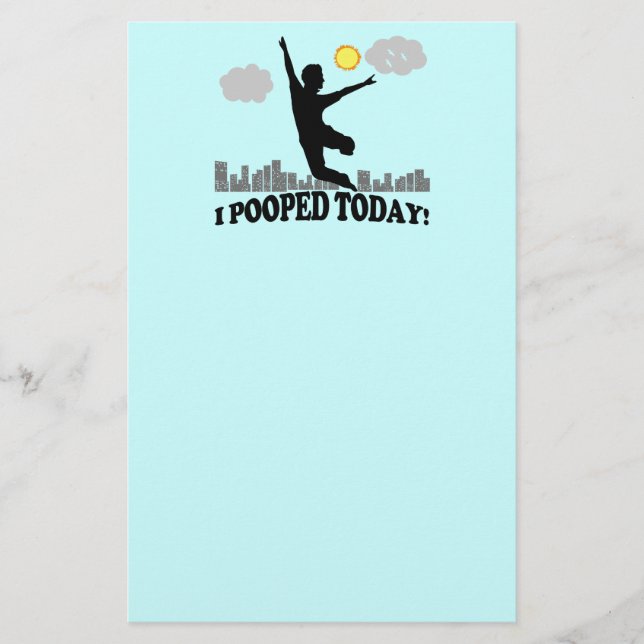 Papelería I Pooped hoy (Anverso)