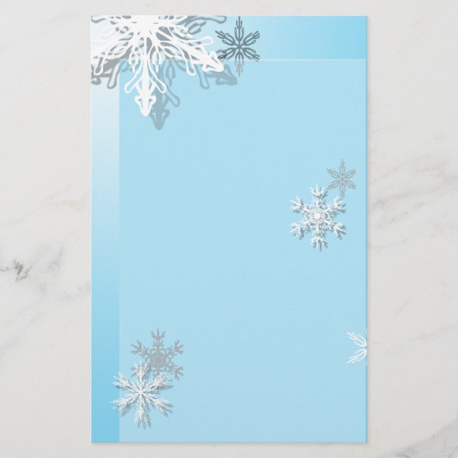 Papelería Icy Snowflake Stationb (Anverso)