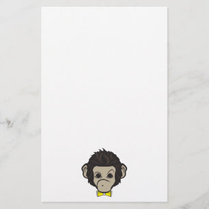 Papelería identidad de mono