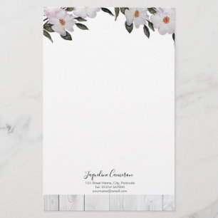 Papelería Ilustracion Ballerina de color rosa Roses rosado