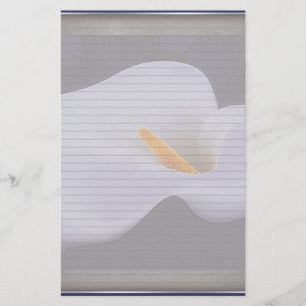 Papelería Ilustracion Calla Lily optativo Líneas Nota