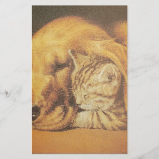 Papelería Impresión asombrosa del arte de la peluca de gatos (Anverso)