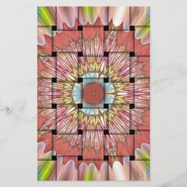 Papelería Impresión de arte de inspiración africana - Diseño (Anverso)