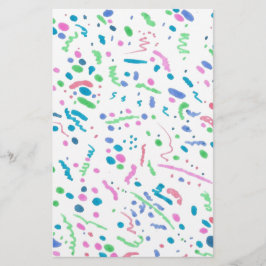 Papelería Impresión de confetti pastel