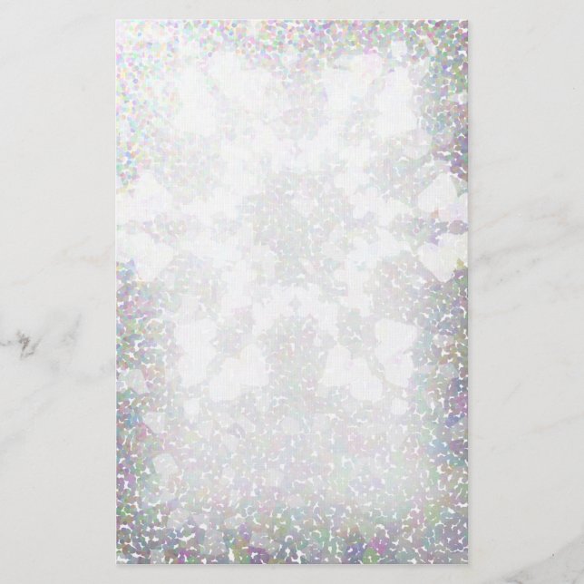 Papelería Impresión del copo de nieve (Anverso)