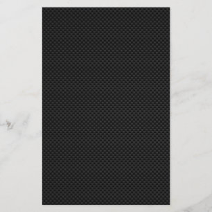 Papelería Imprimir estilo de fibra de carbono negro