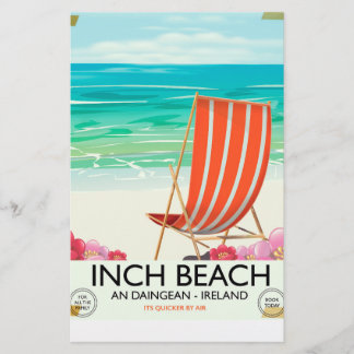 Papelería Inch Beach, An Daingean - cartel de viaje por Irla