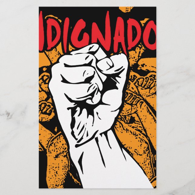 Papelería Indignados (Anverso)