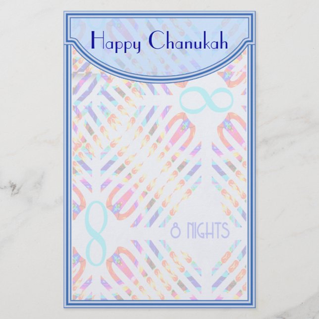 Papelería Infinito efectos de escritorio de 8 noches (Anverso)