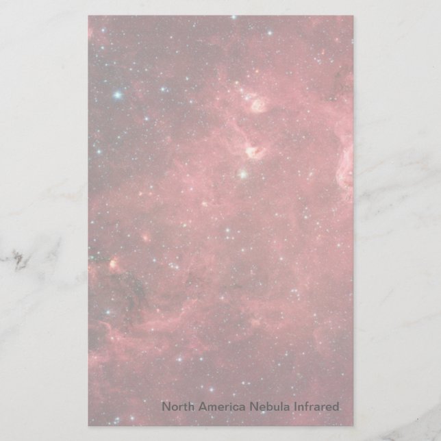 Papelería Infrarrojos de nebulosa de Norteamérica (Anverso)