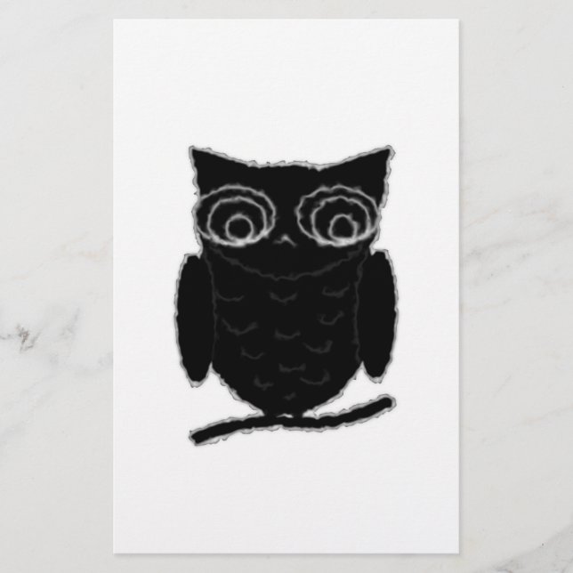 Papelería Inkblot Owl (Anverso)