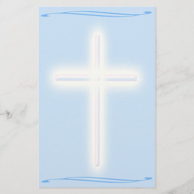 Papelería Inmóvil cruzado blanco (Anverso)