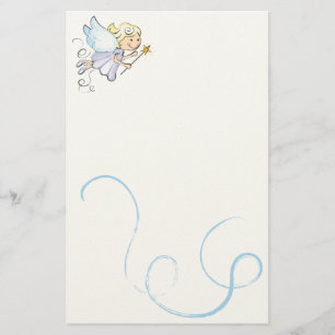 Papelería Inmóvil de hadas azul