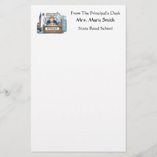 Papelería Inmóvil personalizada para el principal